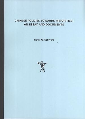 Imagen del vendedor de Chinese Policies Towards Minorities: An Essay and Documents a la venta por Masalai Press