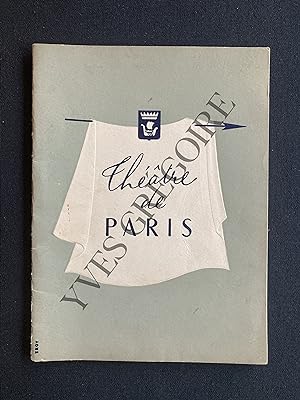 .AFFAIRE VOUS CONCERNANT DE J.P. CONTY-PROGRAMME THEATRE DE PARIS