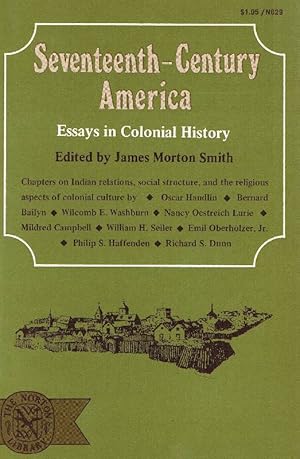 Seller image for Seventeenth-Century America Essays in Colonial History for sale by Antiquariat Lcke, Einzelunternehmung