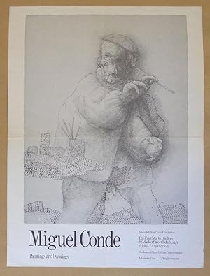 Miguel Condé. Paintings and Drawings. Poster. The Fruit Market Gallery, Edinburgh, 10 July-7 Augu...