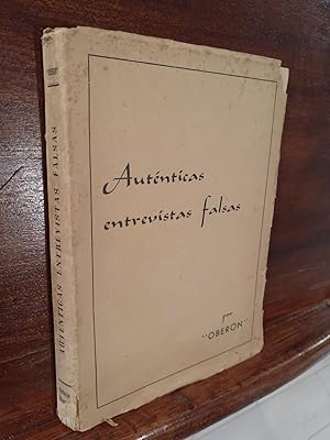 Image du vendeur pour Autenticas entrevistas falsas mis en vente par Libros Antuano