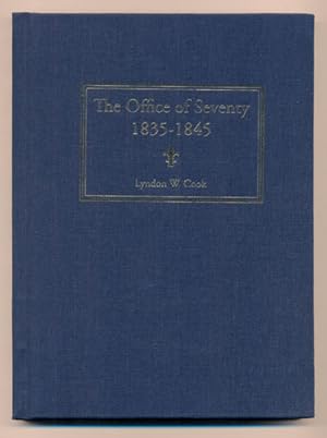 Seller image for A Tentative Inquiry into the Office of Seventy 1835-1845. Remarks Presented by Lyndon W. Cook to Employees and Invited Guests of Grandin Book Company. Provo, Utah. Monday, March 23, 2009 for sale by Ken Sanders Rare Books, ABAA