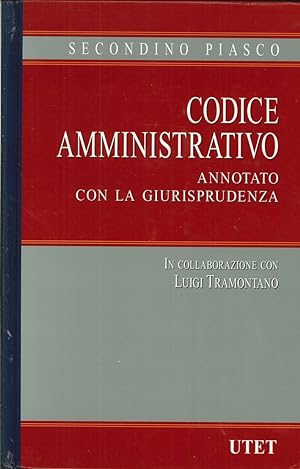 Bild des Verkufers fr Codice Amministrativo Annotato con la Giurisprudenza. (Ristampa) zum Verkauf von Libro Co. Italia Srl