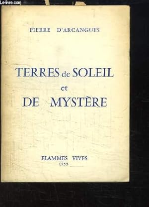 Immagine del venditore per Terres de Soleil et de Mystre. venduto da Le-Livre