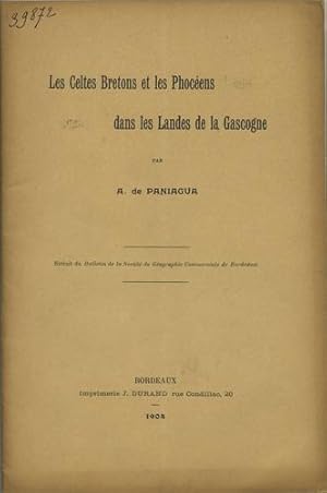 Image du vendeur pour Les Celtes Bretons et les Phocens dans les Landes de la Gascogne mis en vente par Kaaterskill Books, ABAA/ILAB