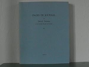 Seller image for Pages de journal VI for sale by Bidonlivre