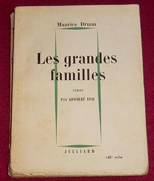 Seller image for LES GRANDES FAMILLES - Roman for sale by LE BOUQUINISTE