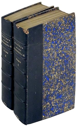 Oeuvres de deux Corneille (Pierre et Thomas) 2 Volumes