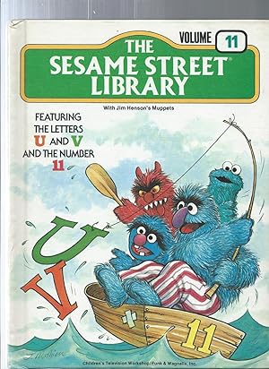 Imagen del vendedor de The Sesame Street Library vol 11 featuring the letters U and V and the number 11 a la venta por ODDS & ENDS BOOKS