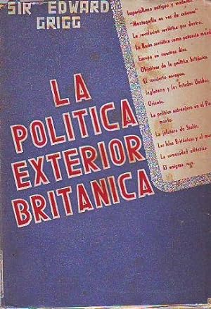 LA POLITICA EXTERIOR BRITANICA.
