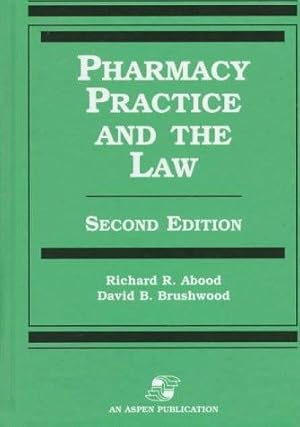 Bild des Verkufers fr Pharmacy Practice and the Law zum Verkauf von J. HOOD, BOOKSELLERS,    ABAA/ILAB