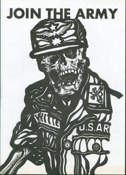 Image du vendeur pour Join the Army [Anti-war Poster of a military skeleton]. mis en vente par Wittenborn Art Books