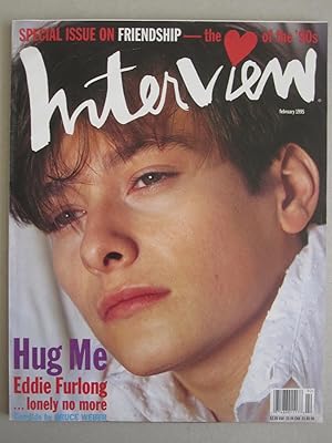 Andy Warhol's Interview Magazine February 1995 (Cover Eddie Furlong)