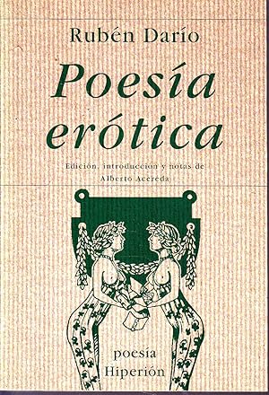 Imagen del vendedor de POESIA EROTICA de Rubn Dario 1EDICION a la venta por CALLE 59  Libros