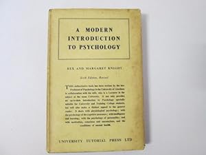 Seller image for A modern introduction to psychology for sale by Goldstone Rare Books