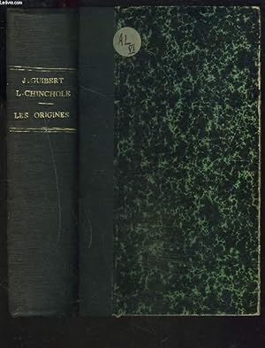 Bild des Verkufers fr LES ORIGINES, QUESTIONS D'APOLOGETIQUE. Cosmogonie. Origine de la vie. Origine des espces. Origine de l'homme. Unit de l'espce humaine. Antiquit de l'espce humaine. Etat de l'homme primitif. zum Verkauf von Le-Livre