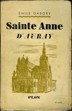 Bild des Verkufers fr SAINT ANNE D'AURAY zum Verkauf von Le-Livre