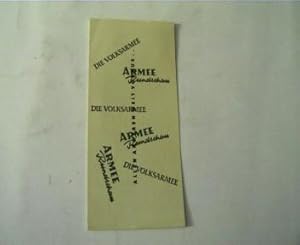 Flyer - Die Volksarmee / Armee Rundschau,