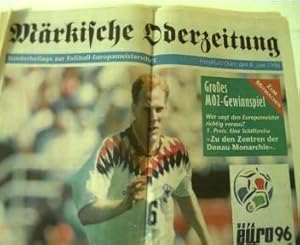 Sonderbeilage zur Fußball-Europameisterschaft 1996, Märkische Oderzeitung,