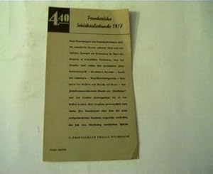 Lesezeichen / Buchvorstellung "4,40" - Frankreichs Schicksalsstunde 1917,