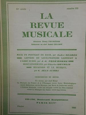 La Revue Musicale N°133