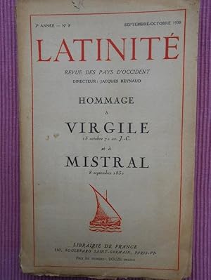 Latinité Hommage à Virgile et à Mistral