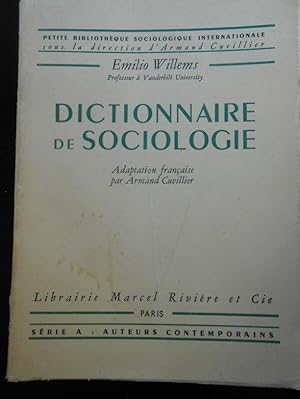 Dictionnaire de Sociologie