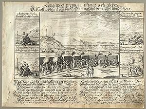 Neujahrsblatt der Constaffler und Feuerwerker 1728. Longius, et propius mittimus arte globos. Die...