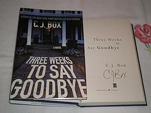 Seller image for Three Weeks to Say Goodbye: SIGNED for sale by SkylarkerBooks