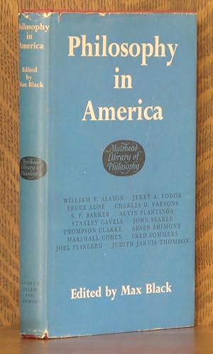 Imagen del vendedor de PHILOSOPHY IN AMERICA a la venta por Andre Strong Bookseller