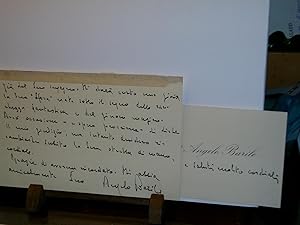 Lettre Manuscrite à LO DUCA 1931 d'Angelo Barile