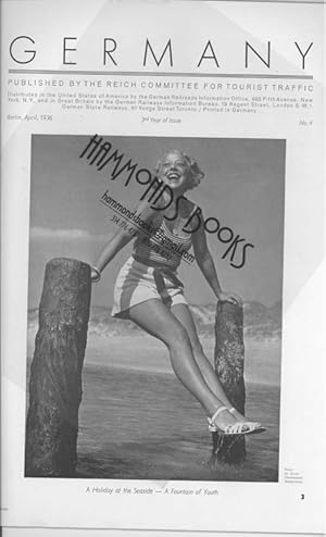 Seller image for Germany (Monthly Periodical) Opening Page: "A Holiday At the Seaside - a Fountain of Youth". for sale by Hammonds Antiques & Books