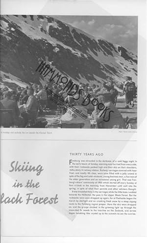 Seller image for Article: Skiing in the Black Forest for sale by Hammonds Antiques & Books