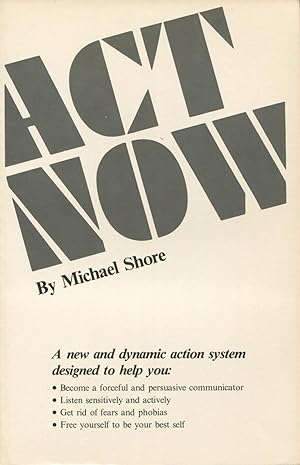 Seller image for Act Now for sale by Kenneth A. Himber