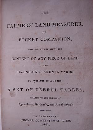 The Farmers' Land-Measurer or Pocket Companion