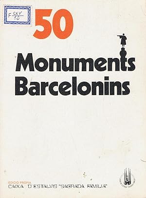 Bild des Verkufers fr 50 monuments Barcelonins zum Verkauf von Librera Torren de Rueda