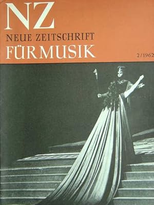 Immagine del venditore per 123. Jahrgang. Heft 2 / 1962. Gegrndet von Robert Schumann (1834). Unter Mitwirkung von Ernst Thomas herausgegeben von Karl Amadeus Hartmann. Mit vielen Fachbeitrgen und vielen meist dokumentarischen Fotos im Text sowie Notenbeispielen im Text und einer Notenbeilage (Alte portugiesische Cembalomusik). venduto da Antiquariat Tarter, Einzelunternehmen,