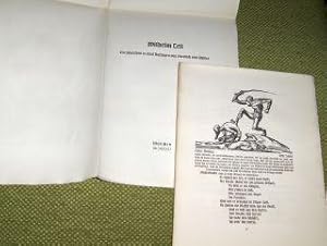 Imagen del vendedor de Wilhelm Tell. Ein Schauspiel in fnf Aufzgen. Mit 17 teils ganzseit. ORIGINAL-HOLZSCHNITTEN von Bruno Goldschmitt auf 18 Bogen (Bttenpapier) *. Sechster (6.) Druck in der Reihe "Meisterwerke der Weltliteratur mit Original-Graphik" *. a la venta por Antiquariat am Ungererbad-Wilfrid Robin