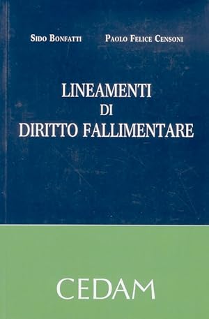 Bild des Verkufers fr Lineamenti di diritto fallimentare. zum Verkauf von Libreria Oreste Gozzini snc