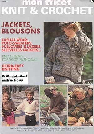 Seller image for Mon Tricot knit & crochet. for sale by Lost and Found Books