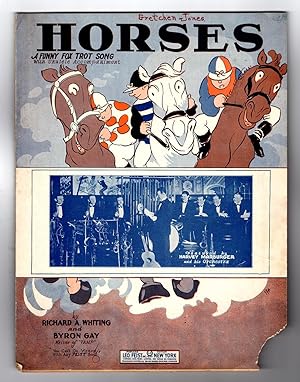 Horses / vintage 1926 "Funny" Fox Trot Sheet Music, with Ukulele Accompaniment. Richard A. Whitin...