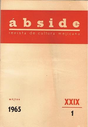 Seller image for BSIDE. REVISTA DE CULTURA MEJICANA. AO XXIX 1965. N. 1-2-3. for sale by Librera Torren de Rueda