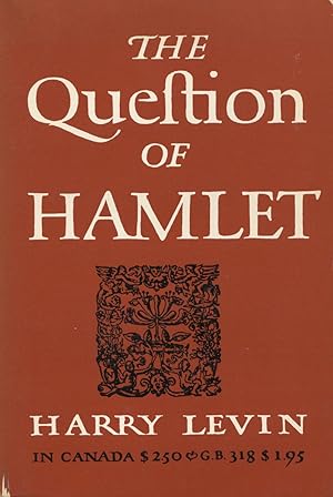 The Question Of Hamlet