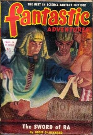 Immagine del venditore per Fantastic Adventures Vol. XIII No.2 February 1951 (Bristish Edition No.7) (The Sword of Ra; Tink Takes Over; The Dark Balcony; Repossessed; Rebirth; The Man Who Hated Tuesday) venduto da N & A Smiles