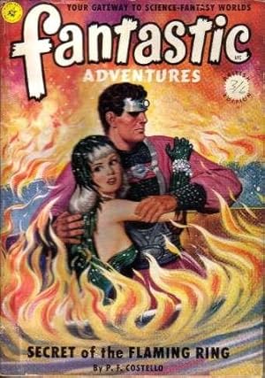 Immagine del venditore per Fantastic Adventures Vol. XIII No.3 March 1951 (British Edition No. 12) (Secret of the Flaming Ring; Death Has Green Eyes; Let's Do It Again!; Pink Wind; Social Obligation; The Master Ego) venduto da N & A Smiles