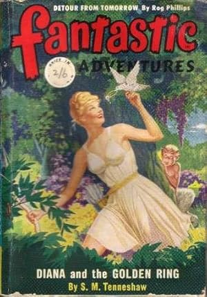 Immagine del venditore per Fantastic Adventures Vol.XII No.3 March 1950 (British Edition) (Diana and the Golden Ring; Girl from Mars; Detour from Tomorrow; Inoculation; Mr. Destiny Follows Through; The World of the Lost) venduto da N & A Smiles