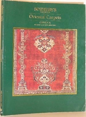 Catalogue of Oriental Carpets. Sale on 13th November,1984