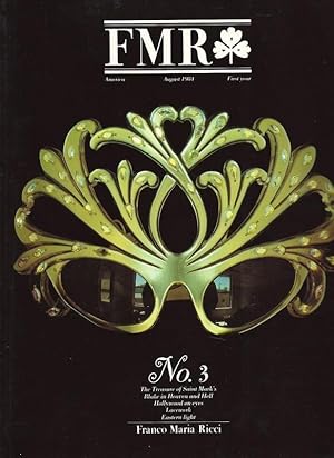 Imagen del vendedor de FMR Number 3 October 1984 The Treasure of Saint Mark's . Blake in Heaven and Hell . Hollywood on Eyes . Lacework . Eastern Light OVERSIZE FLAT artz a la venta por Charles Lewis Best Booksellers