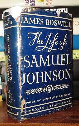 Seller image for THE LIFE OF SAMUEL JOHNSON Modern Library Giant G2 for sale by Rare Book Cellar