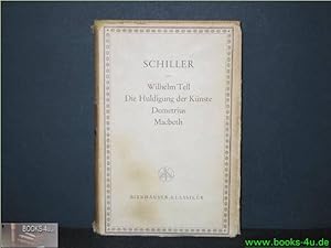 Bild des Verkufers fr Wilhelm Tell / Die Huldigung der Knste / Demetrius / Macbeth (= Band 6, Schillers Werke in 10 Bnden, herausgegeben von Ernst Jenny, Birkhuser Klassiker Band 47) zum Verkauf von Antiquariat-Fischer - Preise inkl. MWST